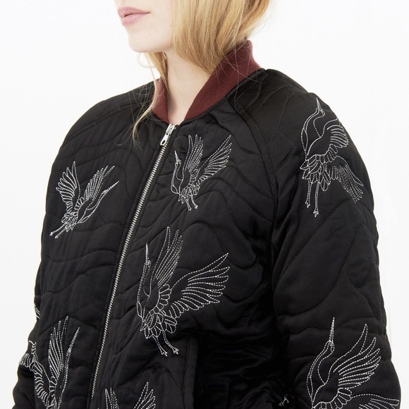 sandro bomber jacket